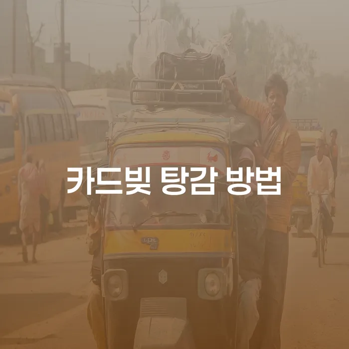 카드빚 탕감 방법: 효과적인 해결책을 찾고 계신가요?